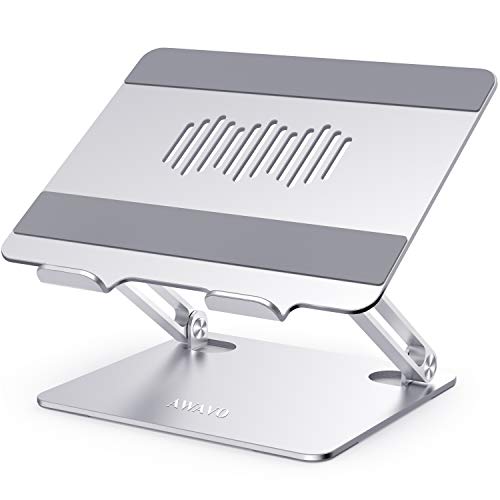 AWAVO Soporte Portátil, Elevador Ajustable para Computadora Portátil con Ventilación de Calor, Compatible con MacBook Air/Pro, DELL, HP, Lenovo, más computadoras portátiles de 10-15.6" AWAVO Soporte Portátil, Elevador Ajustable para Computadora Portátil con Ventilación de Calor, Compatible con MacBook Air/Pro, DELL, HP, Lenovo, más computadoras portátiles de 10-15.6"