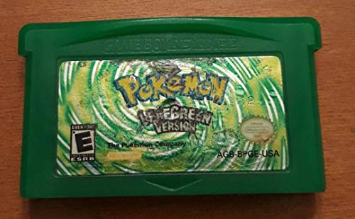 Azoey SP GBA Tarjeta de Juego LEAFGREEN Pokemon Bolsillo Monstruo Bolsillo Monstruo