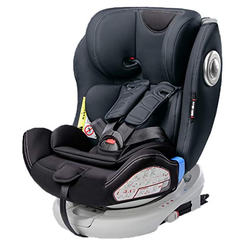 Babify - Silla de coche grupo 0+/1/2/3 Isofix rotación 360º - Ifix - Homologada a Contramarcha hasta Grupo 1