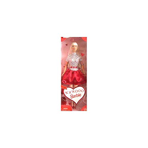 Barbie 1999 Valentine Special Edition 12 Inch Doll - XXXOOO Barbie Doll with Glamour Dress, Shoes and Hairbrush
