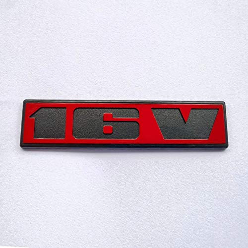 BBTY Accesorios para automóviles Originales 2 PCS Color Rojo Conejo GT Scirocco 16V Insignia Golf Emblema (Color : Red)