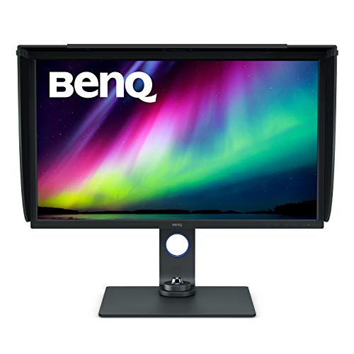 Benq PhotoVue SW321C - Monitor para Fotógrafos de 32", UHD 4K, IPS, 99% AdobeRGB, HDR, Gris