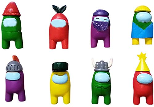 BESTZY Among Us Figuras en Miniatura 8PCS Among Us Figure Toy Entre Nosotros Juguetes Navidad DIY Figuras de Jardín Decoraciones Adornos de Mesa Escritorio Figuras de Juguete Lindas Colección BESTZY Among Us Figuras en Miniatura 8PCS Among Us Figure Toy Entre Nosotros Juguetes Navidad DIY Figuras de Jardín Decoraciones Adornos de Mesa Escritorio Figuras de Juguete Lindas Colección