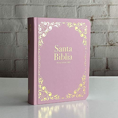 Biblia Reina Valera 1960 Tamaño Bolsillo Rosa Letra Clara Tapa Flexible