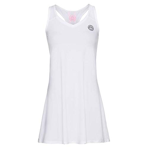 BIDI BADU Sira Tech - Vestido para Mujer, Unzutreffend, Evergreen, Sira Tech Dress, Mujer, Color Blanco, tamaño Extra-Small