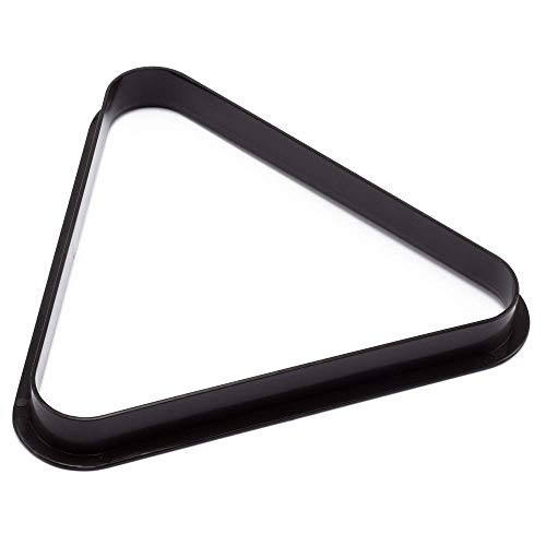 BILLARES Y DARDOS CAMARA Triángulo para Bolas de Billar Americano de plástico, tamaño Profesional para mesas de Billar (50,8 mm)