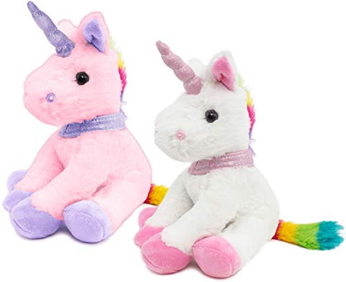 BRUBAKER Peluche Suave - Unicornio - Alto 21 cm - Rosa