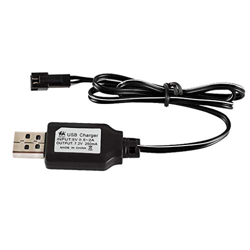 Cable de Carga USB, Paquete de baterías Ni-CD Ni-CD para Salida de Adaptador de Enchufe 7.2V 250mA SM