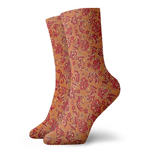 Calcetines nostálgicos de Europa occidental medieval inspirados en el renacimiento oriental bohemio, para mujer, calcetines divertidos de 30 cm