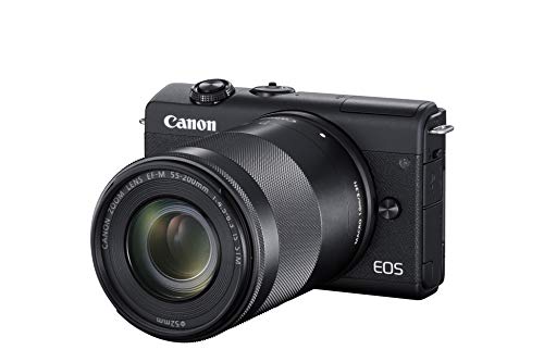 Cámaras Modelo Canon EOS M200 Kit Black + EF-M 15-45 + 55-200 IS STM Marca CANON