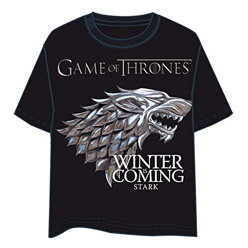 Camiseta Juego de Tronos Stark Adulto Camiseta Juego de Tronos Stark Adulto
