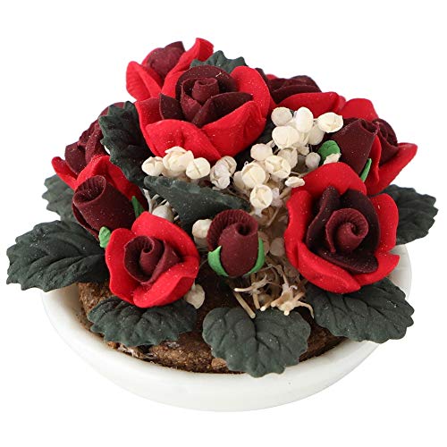 Casa de muñecas Flor Bonsai Rosa, 1:12 Casa de muñecas en miniatura Decoración Rosa Decoración Jardín Accesorio de Habitación Decoración Casa de muñecas Flor Bonsai Rosa, 1:12 Casa de muñecas en miniatura Decoración Rosa Decoración Jardín Accesorio de Habitación Decoración