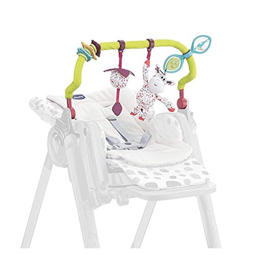 Chicco Arco de juegos para trona Chicco Polly Progres5 y Polly2Start, arco + reductor + colgantes, color verde