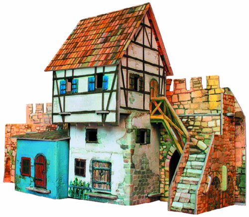 CLEVER PAPER- Puzzles 3D Casa muralla (14250)