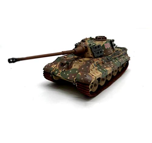 CMO Maqueta Tanque de Guerra, Panzerkampfwagen Vi Ausf B King Tiger Tank Alemania el Plastico Militares Escala 1/72, Juguetes y Regalos, 4,2 X 2 Pulgadas