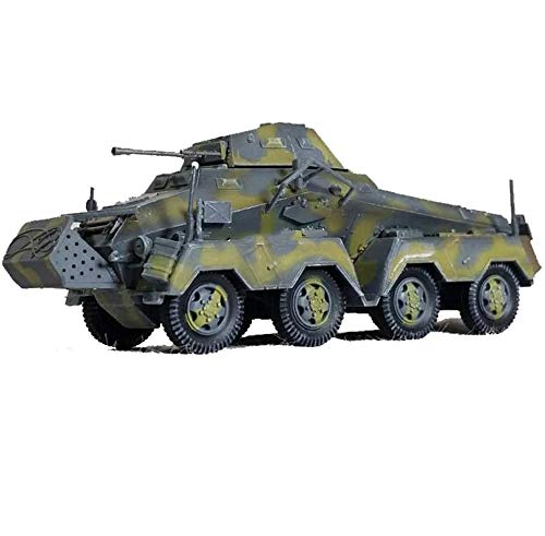 CMO Maqueta Tanque de Guerra, WWII Alemania Vehículo blindado de Ocho Ruedas SdKfz231 23 Tanque el Plastico Militares Escala 1/72, Juguetes y Regalos para Niños