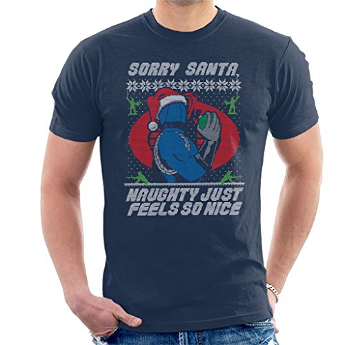 Cobra GI Joe Naughty Feels Nice Christmas Knit Pattern Men's T-Shirt