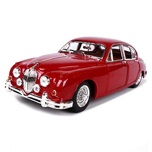 Coche modelo del coche de uno y dieciocho Jaguar E Cabriolet 1961 Simulación de aleación de fundición a presión de joyas de juguete colección de coches deportivos joyería 25x10x8CM modelo de coche aut
