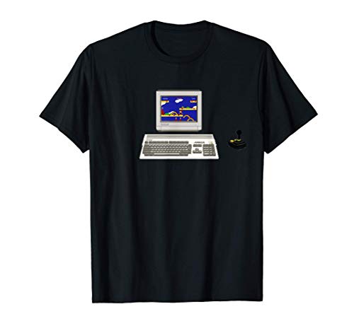 Commodore Amiga 1200 Retro Gaming Pixel Art Camiseta