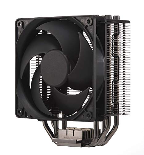 Cooler Master Hyper 212 Black Edition - Silencioso, Elegante y Preciso, 4 Tubos de Calor Contacto Directo Continuo con Aletas, Ventilador Silencio FP120