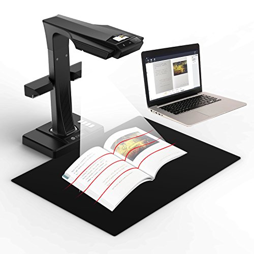 CZUR ET16 Plus Escáner de Libros Primo con OCR Inteligente, Escáner de Documentos con Cámara Sony de 16 MP, Sencilla y Rápida