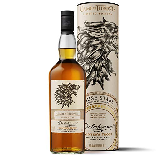 Dalwhinnie Winter's Frost – Whisky escocés puro de malta – Edición limitada Juego de Tronos: Casa Stark – 700 ml