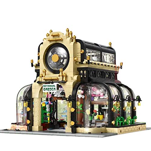 DAN DISCOUNTS 2147 bloques de construcción para jardín botánico con iluminación LED modular, juego de construcción de arquitectura, juego de construcción compatible con Lego DAN DISCOUNTS 2147 bloques de construcción para jardín botánico con iluminación LED modular, juego de construcción de arquitectura, juego de construcción compatible con Lego