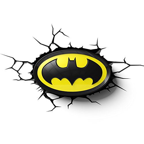 DC Comics 3DLIGHTFX - Lámpara 3D Batman Logo en 3D