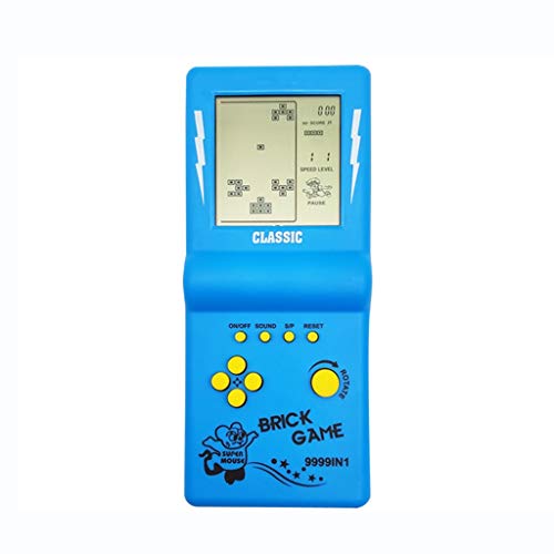 DEF Retro Handheld Game Console 23 Classic Games, Portable Tetris Game Console Gifts Creative Regalos para niños y niñas (Color : Blue)