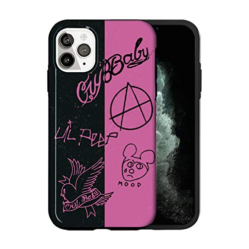Desconocido iPhone 12 Pro Case, a_Lil Artist Peep RAP040_5 Case For iPhone 12 Pro Protective Phone Cover, Rapper Singer Artist [Double-Layer, Hard PC + Silicone, Drop Tested]