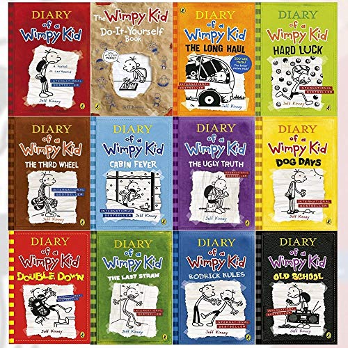 Diary of a Wimpy Kid Collection 12 Books Box Set