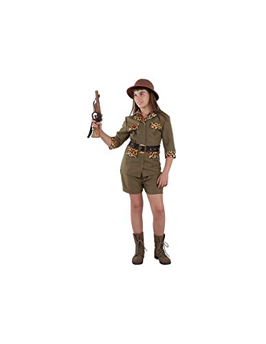 DISBACANAL Disfraz Exploradora Safari niña - -, 12 años