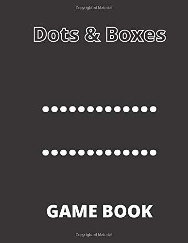 Dots Boxes: A Classic Strategy Game - Large and Small Playing Squares -8.5x11