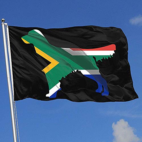 Elaine-Shop Banderas al Aire Libre Bandera sudafricana Golden Retriever Perros Bandera de 4 * 6 pies para decoración del hogar Fanático de los Deportes Fútbol Baloncesto Béisbol Hockey