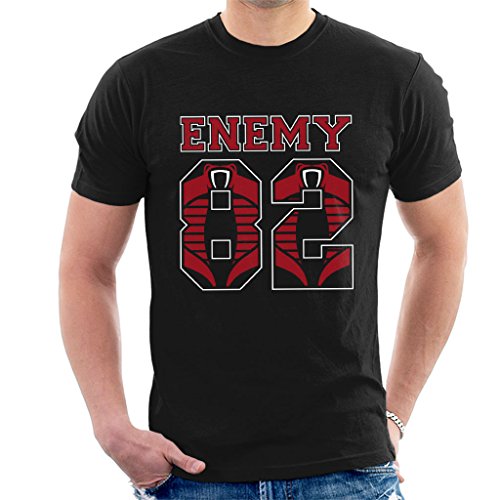 Enemy 82 Cobra GI Joe Sports Number Men's T-Shirt