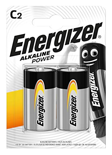 Energizer Alkaline Power -Pack de 2 pilas Alcalinas C