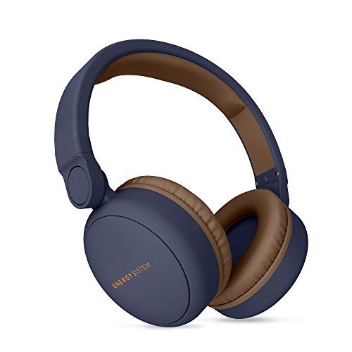 Energy Sistem Headphones 2 Bluetooth (Auriculares inalambricos, Circumaural, Plegable, bateria Recargable,Audio-in) Azul