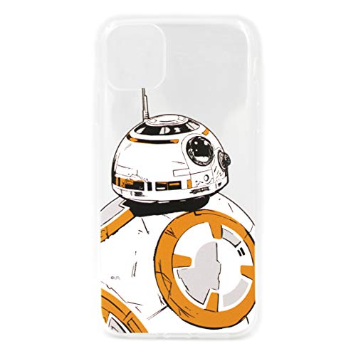 ERT Carcasa para iPhone 11, diseño de Star Wars BB8, Transparente, SWPC8BB2829
