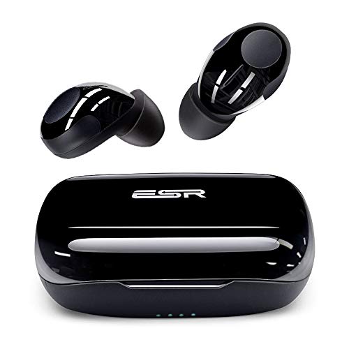 ESR Mini Auriculares Inalambricos Bluetooth, Auriculares con Microfono con Cancelacion de Ruido, IPX5, Auriculares Estéreo TWS 5.0, Batería de 9 Horas de Duracion, con Estuche de Carga Portátil USB-C ESR Mini Auriculares Inalambricos Bluetooth, Auriculares con Microfono con Cancelacion de Ruido, IPX5, Auriculares Estéreo TWS 5.0, Batería de 9 Horas de Duracion, con Estuche de Carga Portátil USB-C