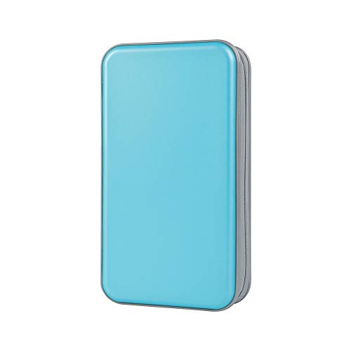 Estuche de CD, Alachi EU 96 Capacidad de plástico Duro Cremallera de Viaje Estuche de Billetera de Almacenamiento de CD (96 Capacidad, Cielo Azul) Estuche de CD, Alachi EU 96 Capacidad de plástico Duro Cremallera de Viaje Estuche de Billetera de Almacenamiento de CD (96 Capacidad, Cielo Azul)