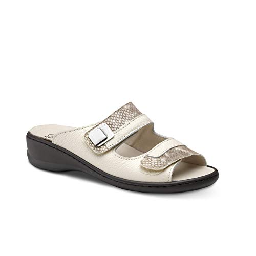 Feliz Caminar - Sandalia Piel Antideslizantes y Cómodas para Hombre y Mujer | Frescas para Vestir en Epocas de Calor Verano Primavera | Modelo Sana 18300 | Talla 37 | Color Serpiente Crema Feliz Caminar - Sandalia Piel Antideslizantes y Cómodas para Hombre y Mujer | Frescas para Vestir en Epocas de Calor Verano Primavera | Modelo Sana 18300 | Talla 37 | Color Serpiente Crema