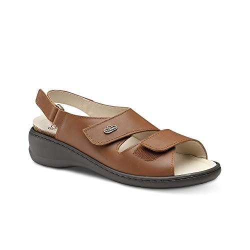 Feliz Caminar - Sandalia Piel Antideslizantes y Cómodas para Hombre y Mujer | Frescas para Vestir en Epocas de Calor Verano Primavera | Modelo Sana 18002 | Talla 36 | Color Cuero Feliz Caminar - Sandalia Piel Antideslizantes y Cómodas para Hombre y Mujer | Frescas para Vestir en Epocas de Calor Verano Primavera | Modelo Sana 18002 | Talla 36 | Color Cuero