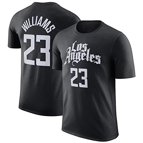 FGRGH Kawhi Leonard No.2 Jersey T-shirt, Los Angeles Clippers 2021 New Season Basketball Shirt Manga corta, # 23 Lou Williams Retro Algodón Unisex Outdoor Sportswear FGRGH Kawhi Leonard No.2 Jersey T-shirt, Los Angeles Clippers 2021 New Season Basketball Shirt Manga corta, # 23 Lou Williams Retro Algodón Unisex Outdoor Sportswear