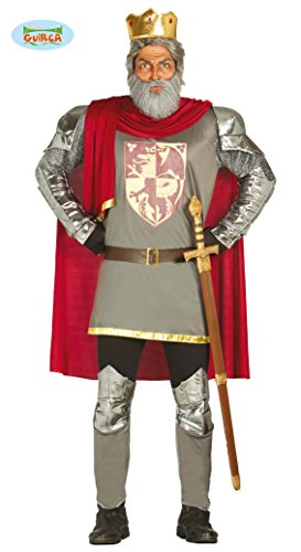 FIESTAS GUIRCA Rey de Vestuario Medieval con Manto y Corona