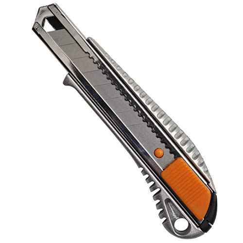 Fiskars Cúter Profesional de metal, 18 mm, Naranja/Metal, 1004617