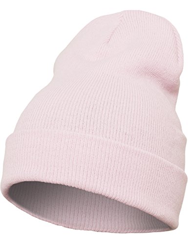 Flexfit - Gorro Largo Pesado, Todo el año, Unisex, Color Baby Pink, tamaño Talla única