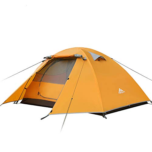 Forceatt Tienda De Campaña 2 Personas, con 100% A Prueba De UV/Viento/Impermeable, Tienda de Techo de Doble Capa Portátil Ultraligera, para Trekking, Camping, Playa, Aventura Etc Forceatt Tienda De Campaña 2 Personas, con 100% A Prueba De UV/Viento/Impermeable, Tienda de Techo de Doble Capa Portátil Ultraligera, para Trekking, Camping, Playa, Aventura Etc