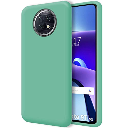 Funda Silicona Líquida Ultra Suave para Xiaomi Redmi Note 9T 5G Color Verde