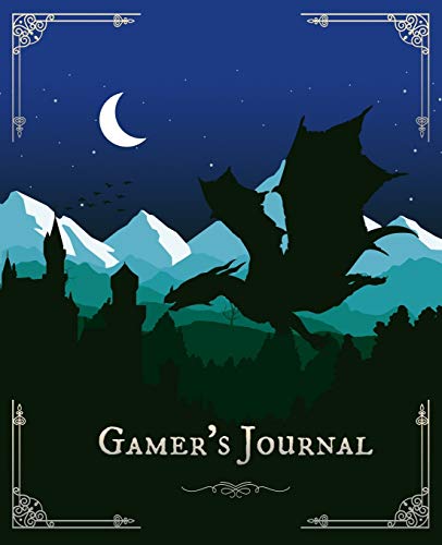 Gamer's Journal: RPG Role Playing Game Notebook - Silueta Castillo Dragon Volando (Gamers series) (Dungeon Master Companion)