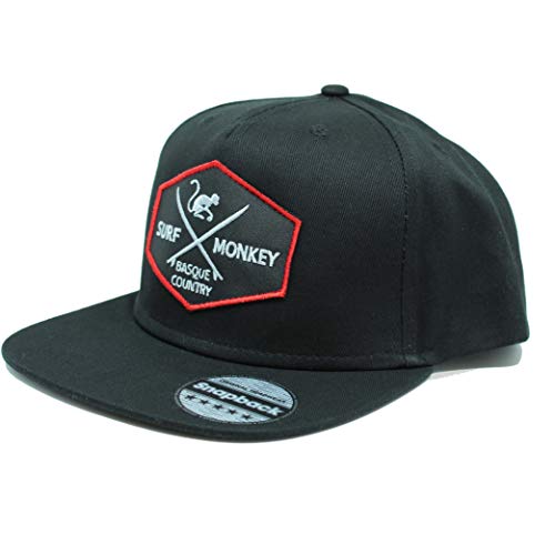 Gorra Full Patch Snapback - Surf Monkey - Gorra de béisbol para Hombre - Talla única - Cierre ajustable Snapback - Visera Plana - 100% algodón - Diseño 5 paneles - Envío Gratis 24/48h (Negro) Gorra Full Patch Snapback - Surf Monkey - Gorra de béisbol para Hombre - Talla única - Cierre ajustable Snapback - Visera Plana - 100% algodón - Diseño 5 paneles - Envío Gratis 24/48h (Negro)
